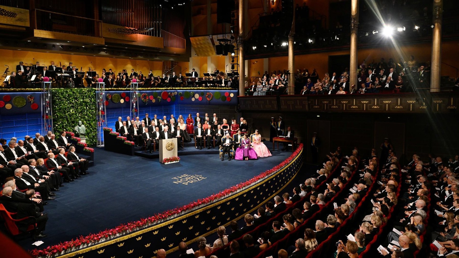 Ceremonia de entrega de los Premios Nobel
